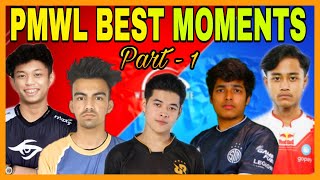 PMWL TOP 5 MOMENTS || PMWL Highlights || PUBG Mobile World League