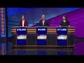There was a sudden-death tiebreaker on 'Jeopardy!' and OMG was it intense