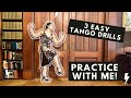 Tango drills practice with me three easy argentine tango drills practice session dance with me