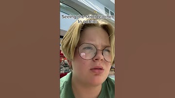 The cool teacher vs the strict teacher in public #funny #memes