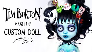 Tim Burton Mash Up Doll! ○ Custom Monster High OOAK Doll Repaint ○