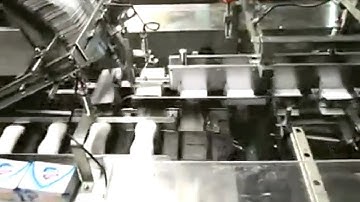 soap bar cartoning machine linear type with hot melt glue device to paste the tuck