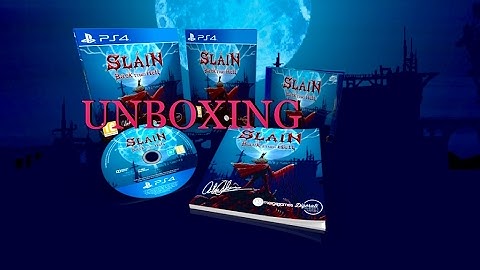 Slain Back from hell Signature edition unboxing PS4