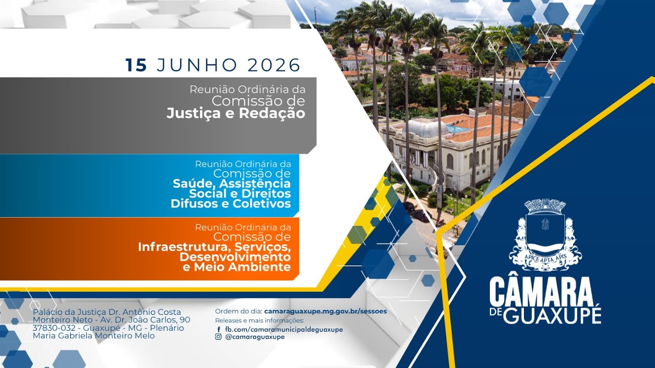Reuniões das Comissões - 6ªCCJ / 1ªCSASDDC / 1ªCISDMA - 2026 - YouTube