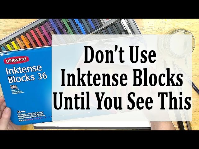 Discover the many ways of using Derwent Inktense Blocks