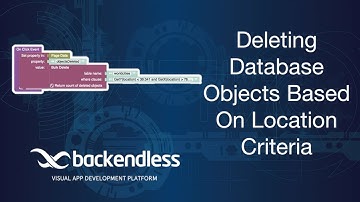 Delete database objects without code based on location criteria
