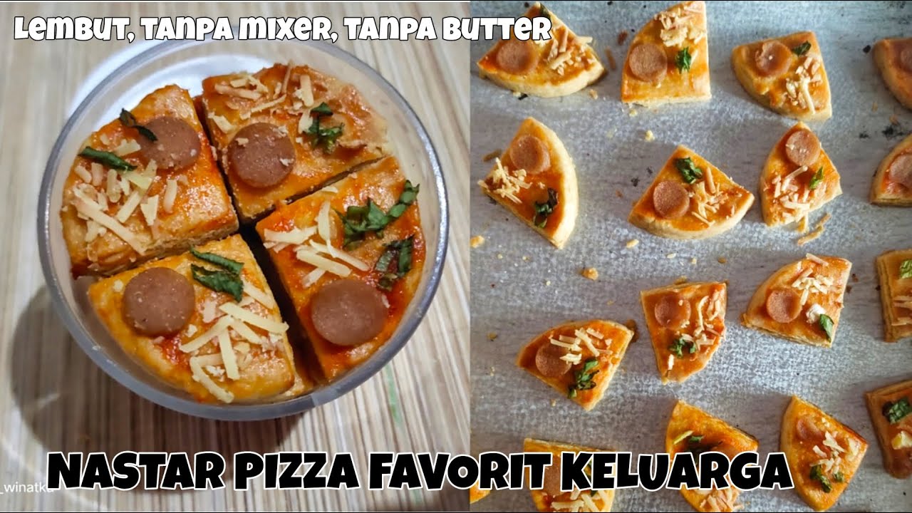 Resep Nastar PIZZA , FAVORIT SETIAP LEBARAN ! brasa makan pizza versi mini !
