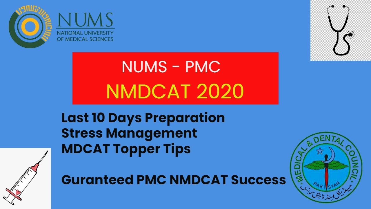 How to Score 190+/200 in PMC NMDCAT / NUMS-PMC 