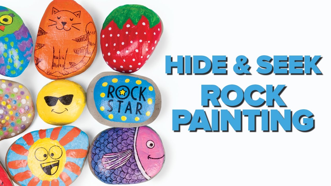 Hide & Seek Rock Painting by Creativity for Kids - YouTube