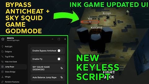 INK GAMES NEW SCRIPT UI - BYPASS NEW ANTICHEAT , SKY SQUID GAME GODMODE (OP)