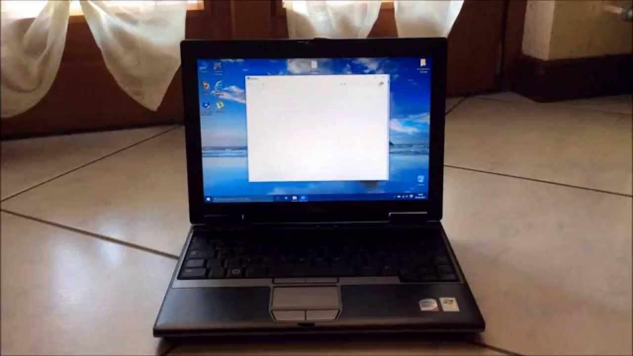 Windows 10 Running On A Dell D430 Youtube