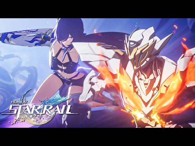 CINEMATIC CUTSCENE!! SAM VS ACHERON u0026 BLACK SWAN Cutscene Honkai Star Rail 2.0 Penacony class=