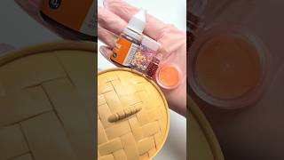 Dumpling Squishy Slime ASMR 🥟🧡✨ | Slime Therapy #ASMR #Slime #OddlySatisfying screenshot 2