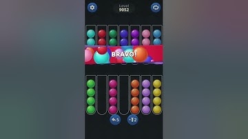 Ball Sort by Infinite Joy: Levels 9052, 9053, 9054