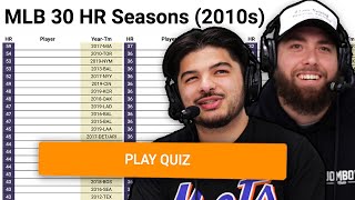 Can we name every MLB player with a 30 Homer Season in the 2010