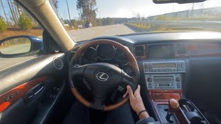 POV DRIVE IN THE LEXUS SC430❄️