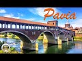 Pavia - Italy | A Winter Walking Tour From the Covered Bridge to The Station | 4K - [UHD]