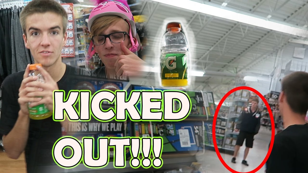 Crazy Game of Bottle FLIP at WALMART**KICKED OUT** YouTube