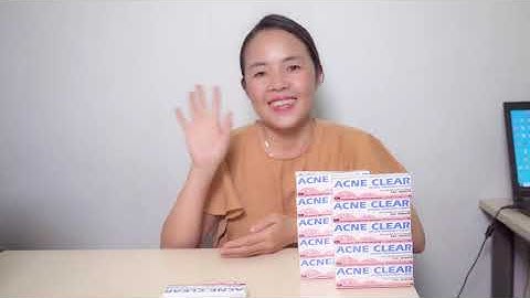 Review kem trị mụn acne clear
