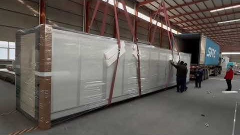 40 feet expandable container house loading video/tiny house/China house/foldable house