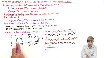 L12 Computation of state transition matrix by Caley Hamilton theorem approach