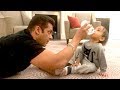 Salman Khan Feeding & Playing With Ahil In London Hotel Room  Super CUTE Video- Dabangg Tour 20