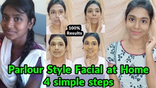 Instant Skin Whitening Facial at Home/ Parlour Style Facial at home/Natural Facial