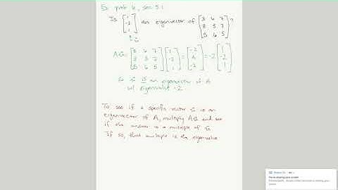 Section 5.1: Eigenvalues and Eigenvectors