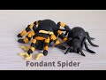 How to Make Fondant Spiders & Maggots