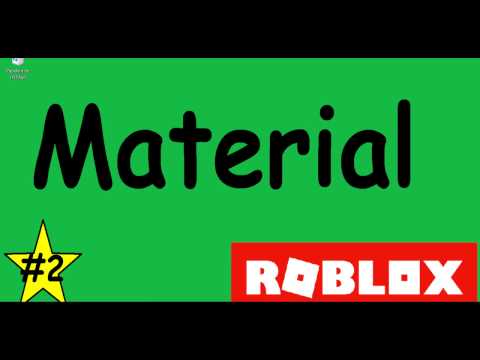 How To Change The Material Of A Object In Roblox Studio Youtube - roblox studios materials wont change colors