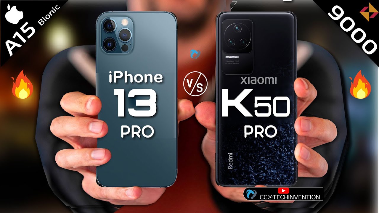 iPhone 13 Pro VS Redmi K50 Pro  | Camera | Body | AnTuTu | Benchmark | Display | Full Comparison.