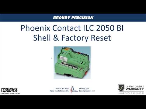 ILC 2050 Shell & Factory Reset