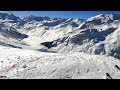 4k skiing zinal to grimentz round trip skiing walking tlphrique val danniviers switzerland