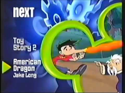 disney channel dragon american 2005 jake coming toy story bumper