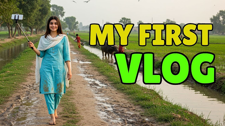 MY FIRST VLOG | village vlog series  | VEO 3