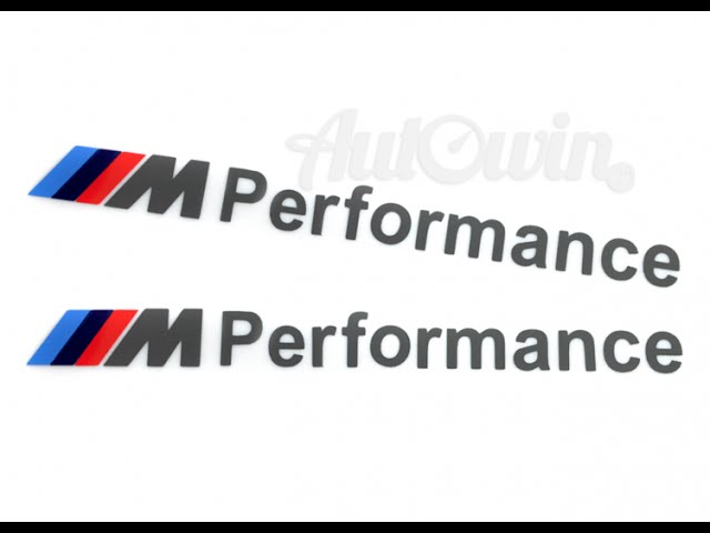 BMW M Performance Sticker Installation Instructions Guide 