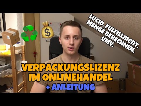 Verpackungslizenz erklärt + Anleitung? - LUCID, Mengenberechnung, Kosten, Tipps & Tricks - Tutorial