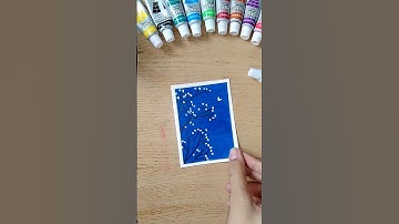 easy painting for beginners acrylic painting | Art transition video #shorts #painting