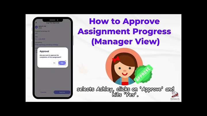 SQL Vision - How to Approve Assignment Progress (Manager View)