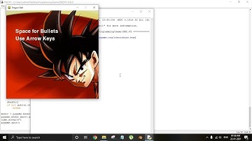 Dragon Ball Z game using python #python #goku