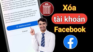 Cách xóa tài khoản facebook vĩnh viễn (2024) |  Xóa tài khoản FB vĩnh viễn [Cách dễ dàng]