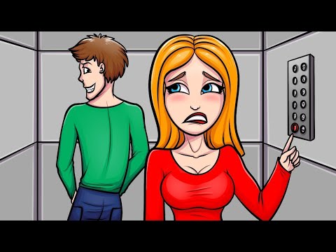 Ich Saß Im Aufzug Fest Und Hab Es Da Getan | Meine animierte Geschichte