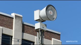 Federal Signal 2001-DC Siren Test, Alert & Attack, Racine, WI
