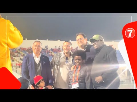 آيت منا وحكيم زياش حاضران بملعب العربي الزاولي لمساندة الوداد أمام فريق نيروبي الكيني