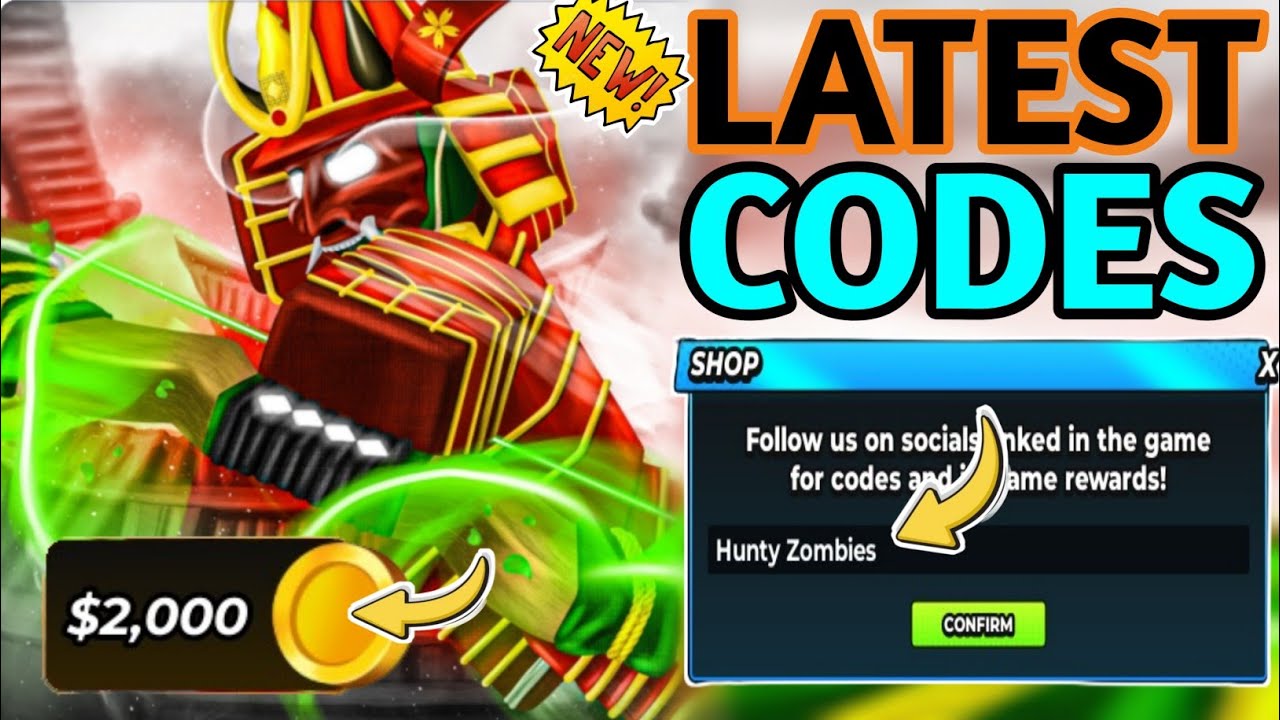 ⚠️ NEW! ⚠️All Working CODES For Hunty Zombie Roblox Codes 2025 - Hunty ...