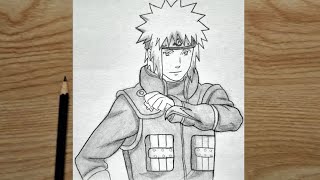 How To Draw Minato Namikaze Step By Step Easy Anime Drawing Easy Anime Drawing For Beginners