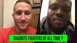 UFC/MMA Fighters name their &#39;Favorite Fighters of All Time&#39;