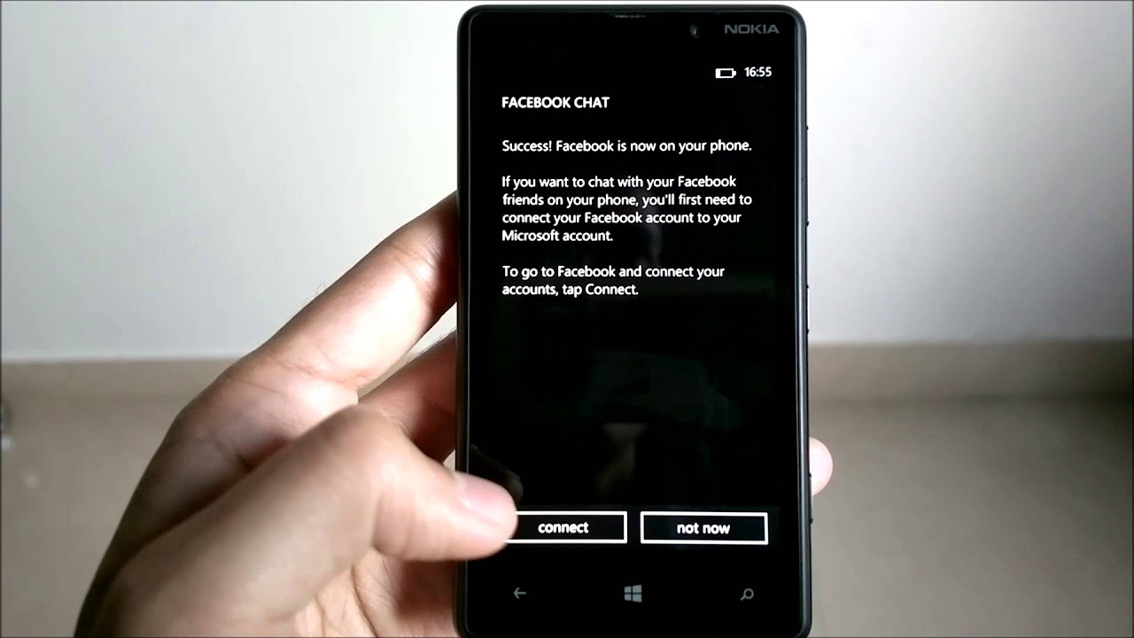 Comment   Ajouter votre compte Facebook  votre Windows Phone