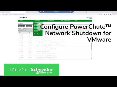 How to install and configure PowerChute™ Network Shutdown for VMware | Schneider Electric