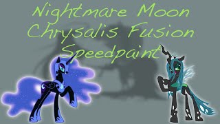 Nightmare Moon x Chrysalis FUSION- Speedpaint